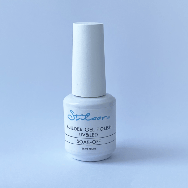 Klares Builder Gel in der Flasche für Gellack-Maniküre.